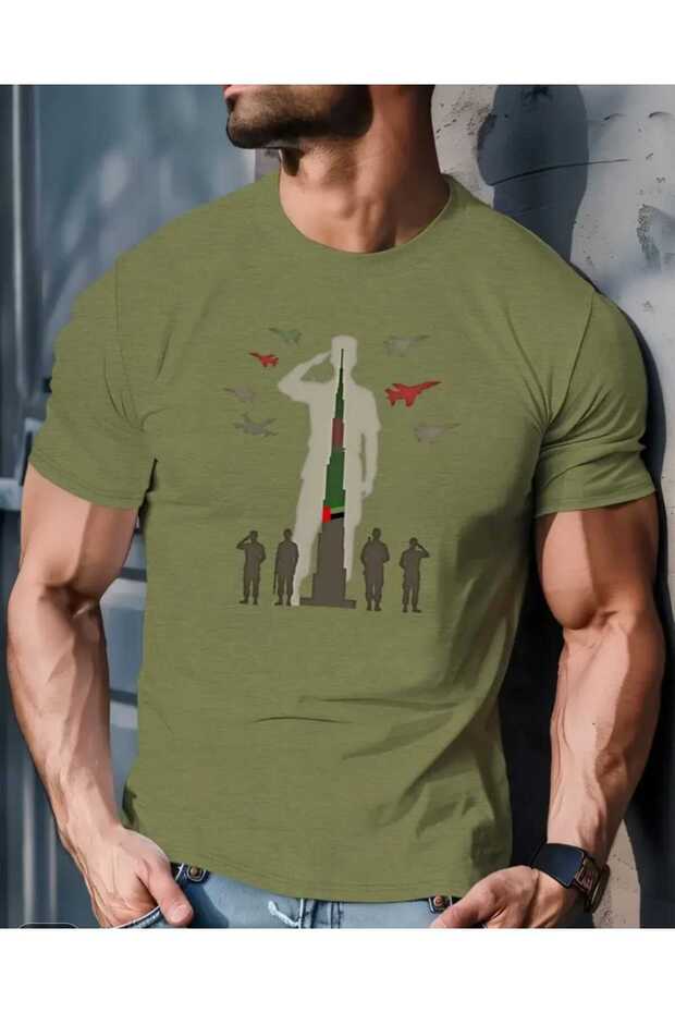 Soldier Greeting Themed T-Shirt