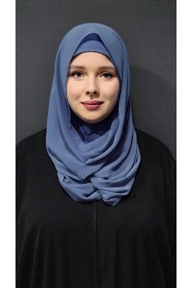 Nirvana Boneli Şal - İndigo - 5