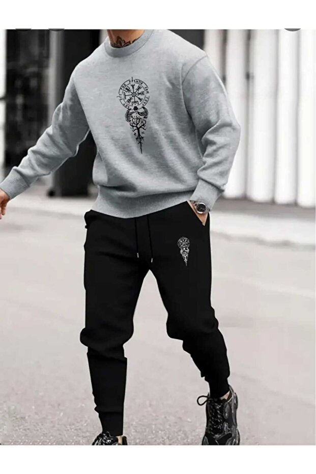 Nordic Symbol Sweatshirt Set