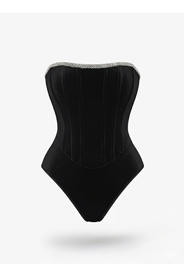 Taşlı Bodysuit - 1