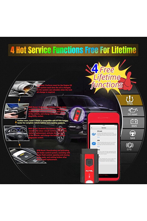 أداة MaxiTPMS ITS600 TPMS (2025) - 4