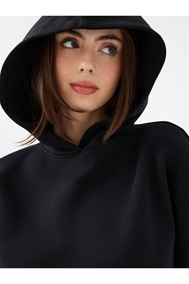 Kadın Sweat LF2033675 BLACK - 3