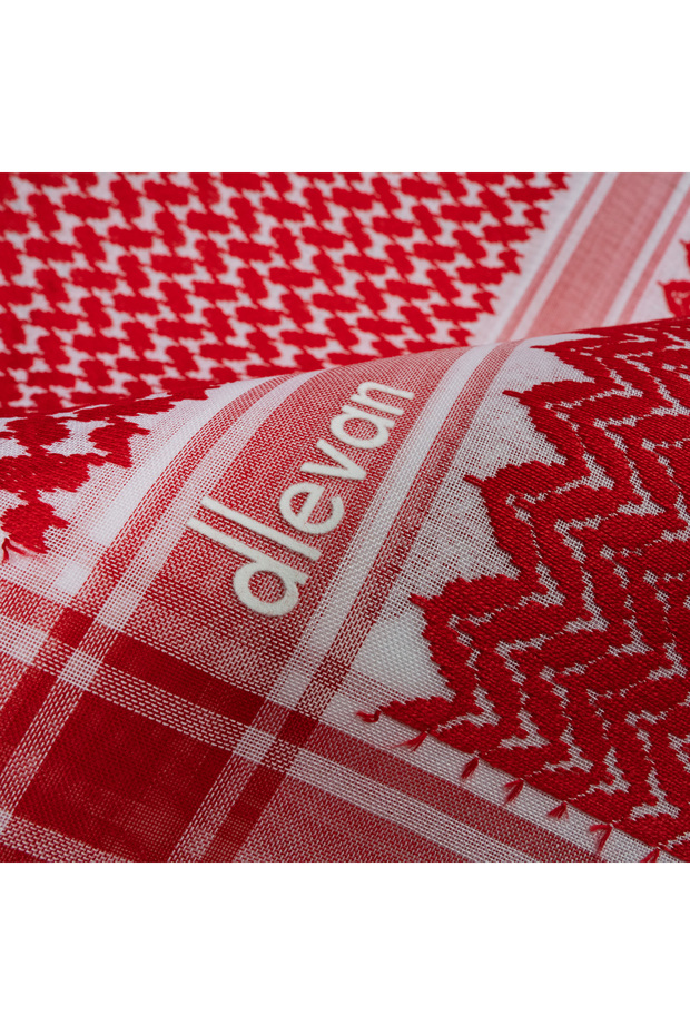 شماغ dlevan الأحمر - 3