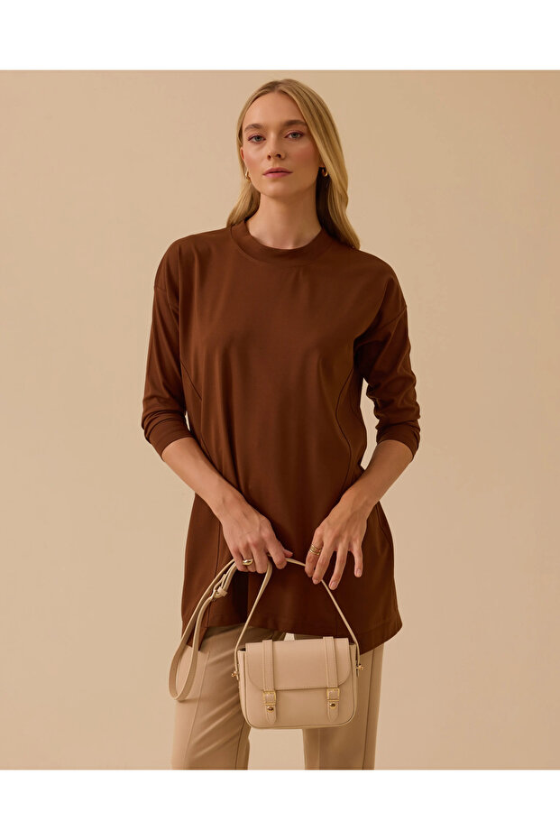 SIFIR YAKA BASİC TUNİK - 1