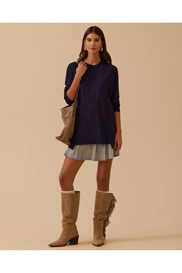 SIFIR YAKA BASİC TUNİK - 1