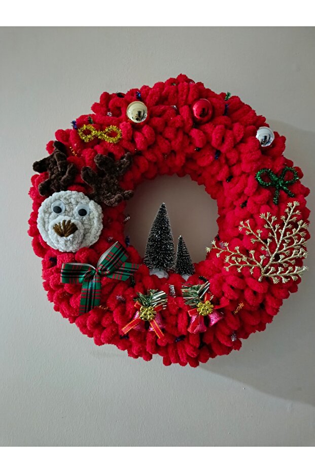 Yılbaşı temalı kapı süsü - 1