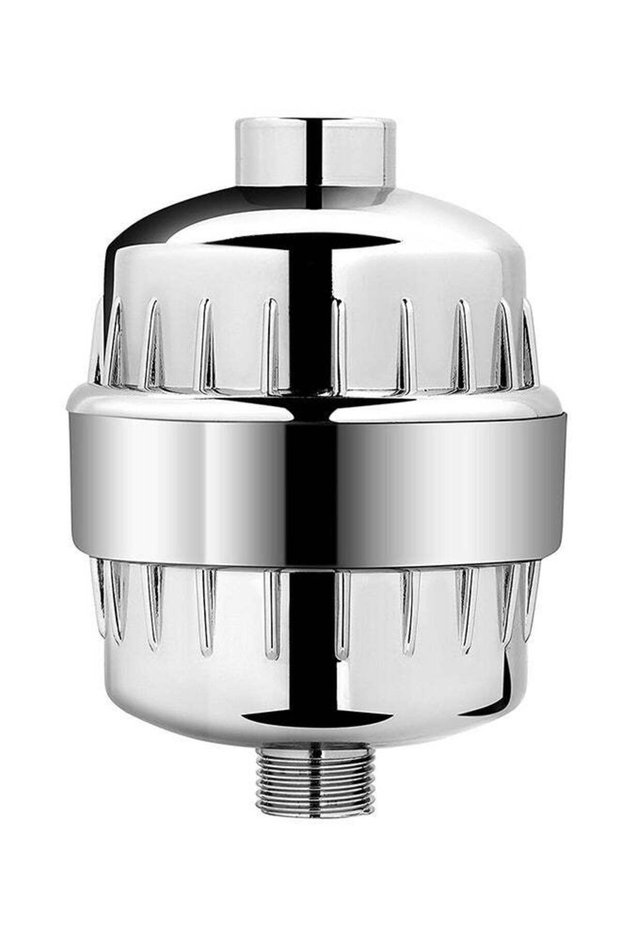 High Output Universal Metal Shower Filter Kit Silver