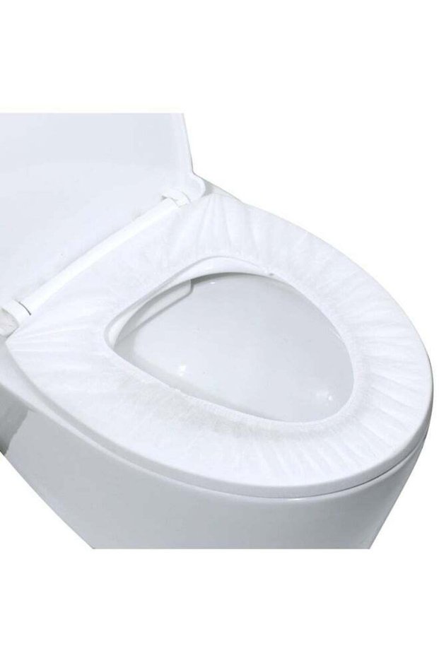 10 Pack Disposable Toilet Seat Covers for Travel Toilet Seat Mat Portable Disposable Toilet Seat Co