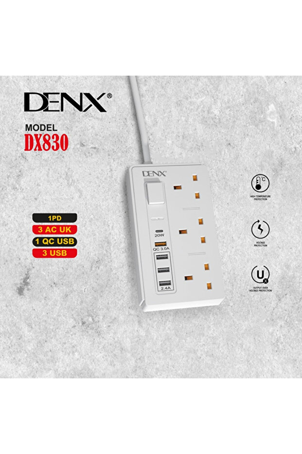 5-meter power cord, 3250 watts, DX830 fast PD output - 2