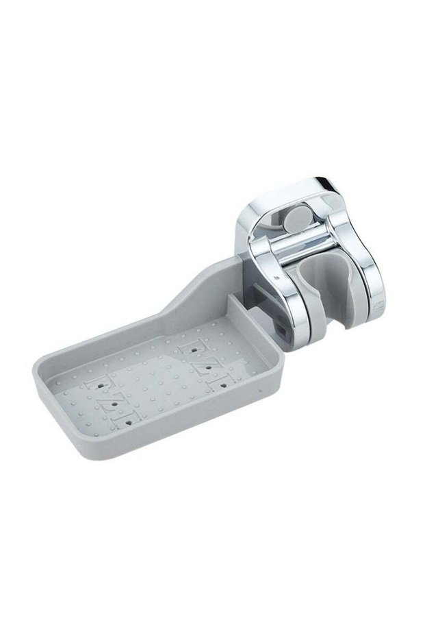 Shower Head Holder Silver 16.5cm