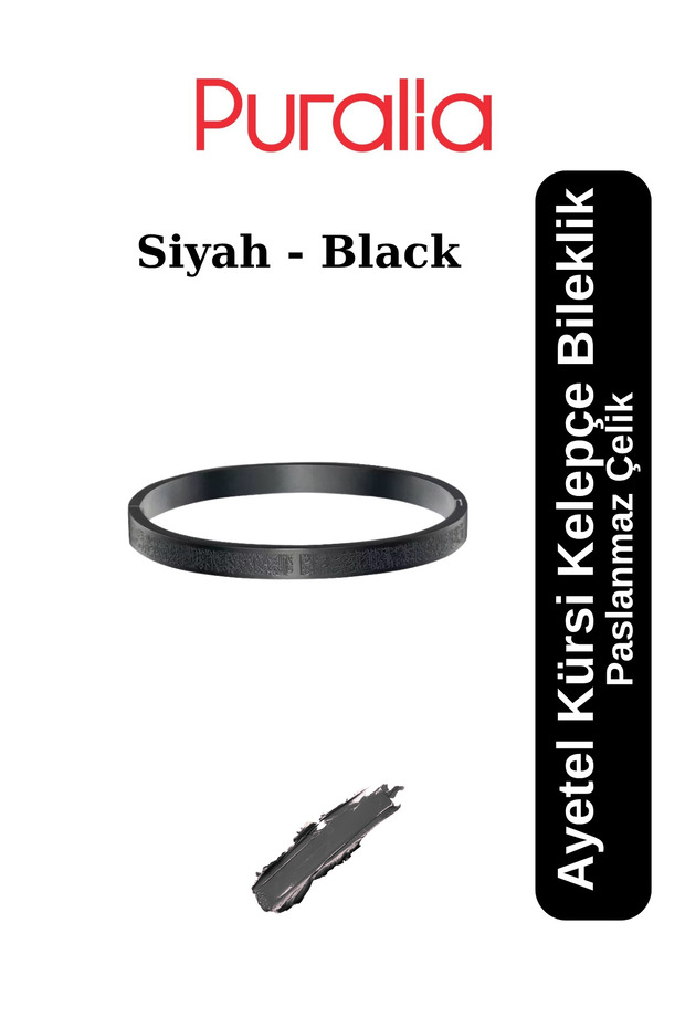 Ayetel Kürsi Stainless Steel Clamp - Black Color