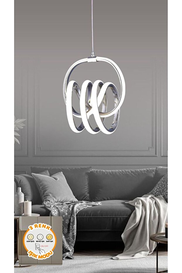 SOFYA MODEL TEKLİ KROM AVİZE - 1