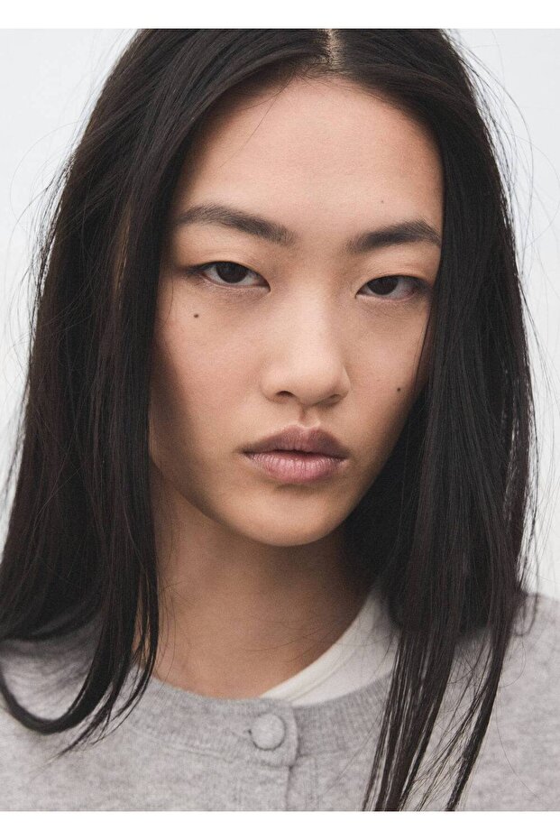 Triko düğmeli hırka - 7