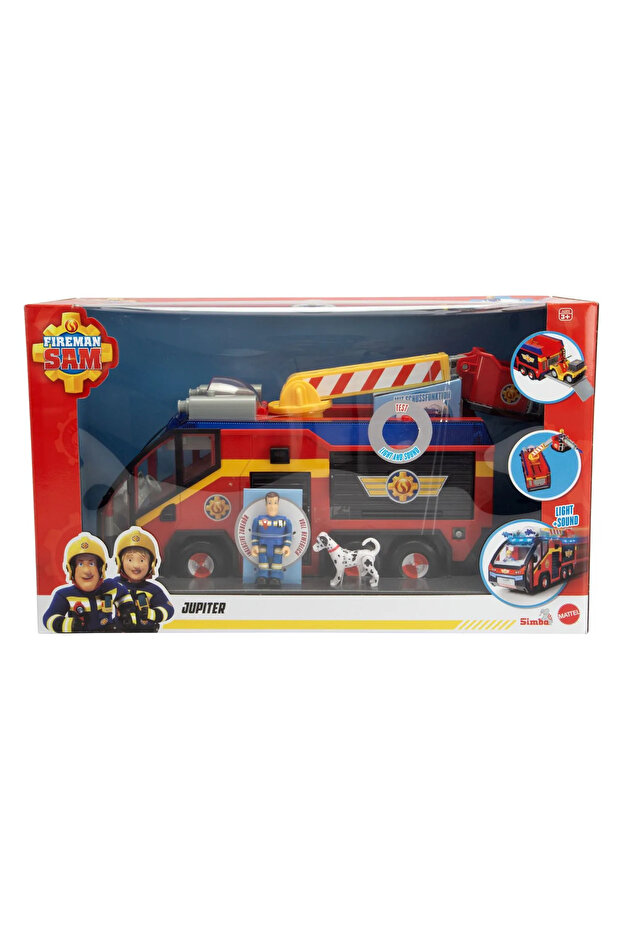 Fireman Sam Jupiter Fire Engine with Figures and Accessories - 1