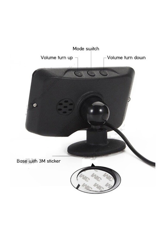 Front and rear parking sensors with timer, 8 sensors and LCD display KC-6000J - 4