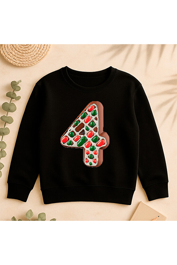 Sweatshirt Casual Front Side Printed 100% Cotton Fancy Crew Neck Oversize