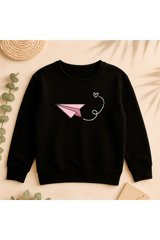 Sweatshirt Casual Front Side Printed 100% Cotton Fancy Crew Neck Oversize