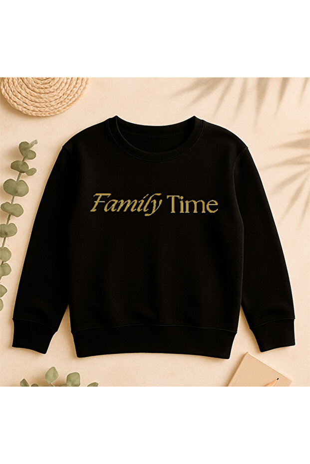 Sweatshirt Casual Front Side Printed 100% Cotton Fancy Crew Neck Oversize