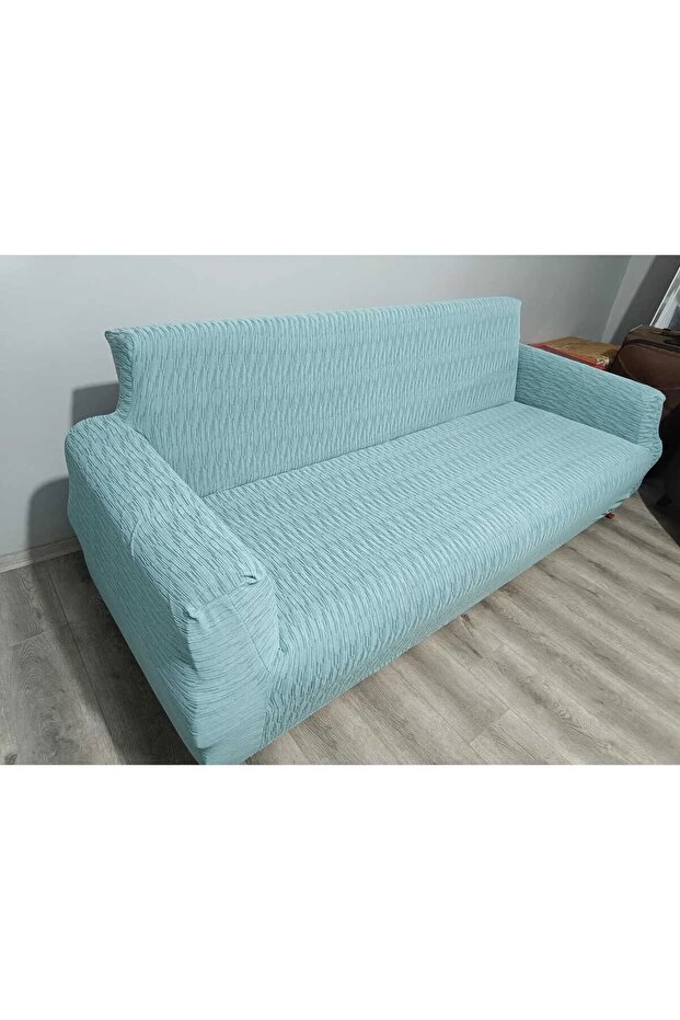 3-seater elastic Sofa Cover Brick Pattern High Quality washable, non-slip sofa Cover
