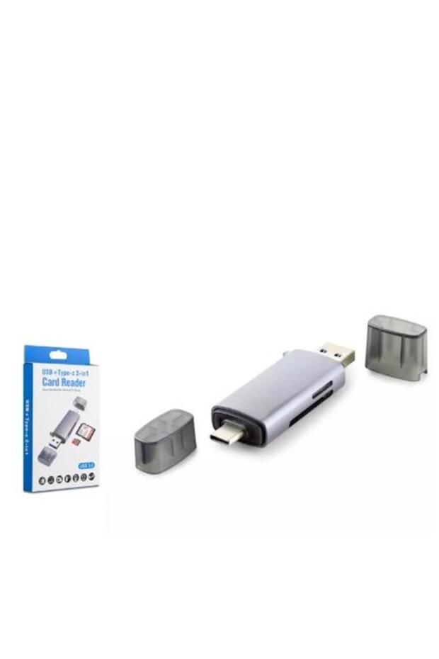 Hadron Hdx7031 Card Reader Usb3.0 + Type-C All in One Gray(Atud-19)