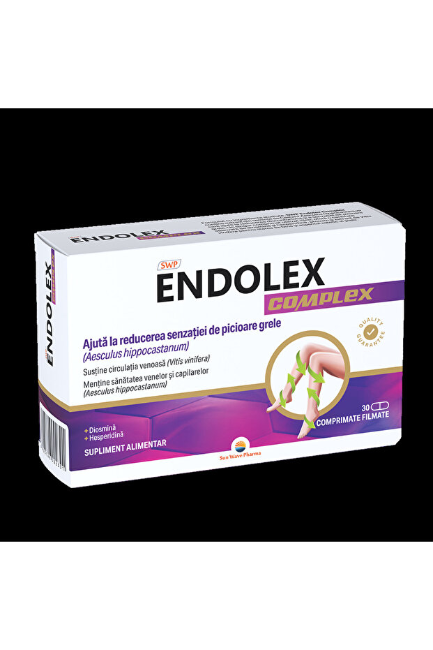 Complex Endolex, 30 comprimate filmate, Sun Wave Pharma - 1