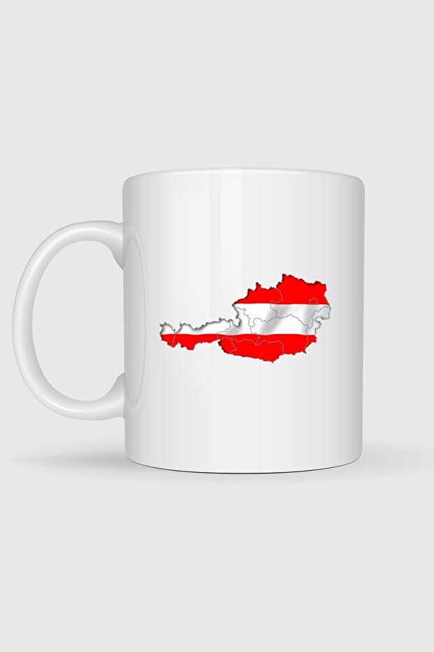خريطة النمسا مطبوع كوب - 2