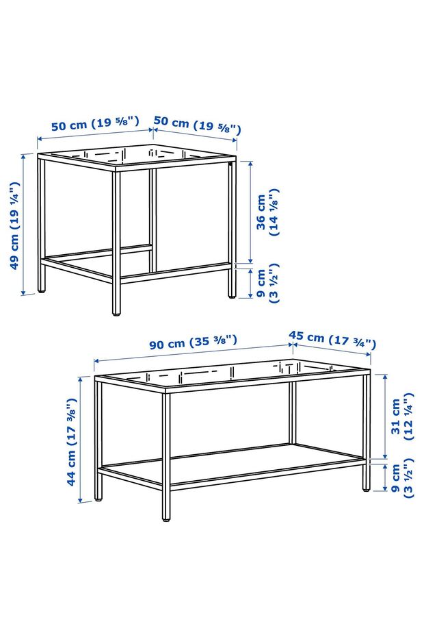 sehpa seti 90x50 cm - 7