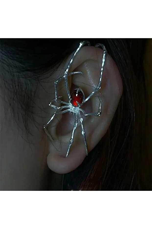 Gotik Örümcek Küpe - 1