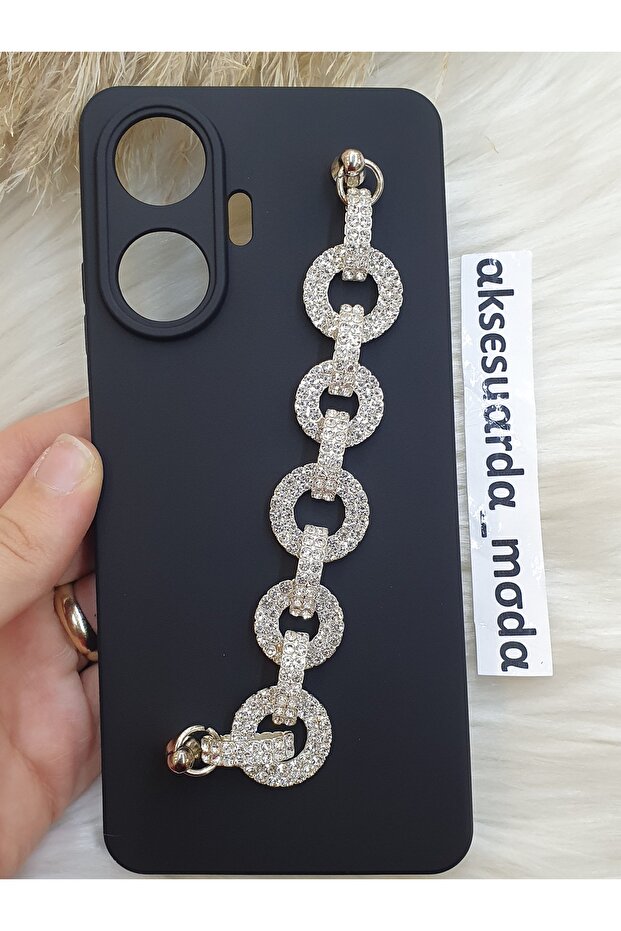 Realme C55 Compatible Stone Pattern Handheld Launch Case - 1