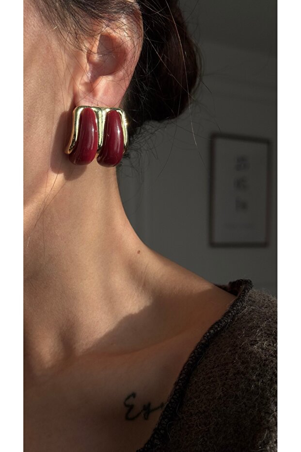 Çelik Emily Küpe - 4