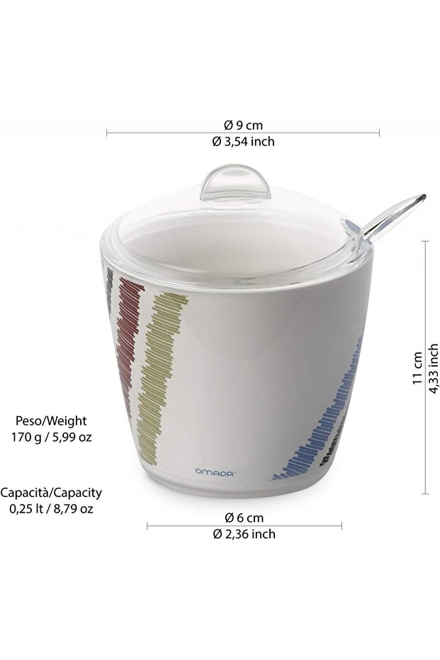 PLEXART sugar bowl - Vortex - 4