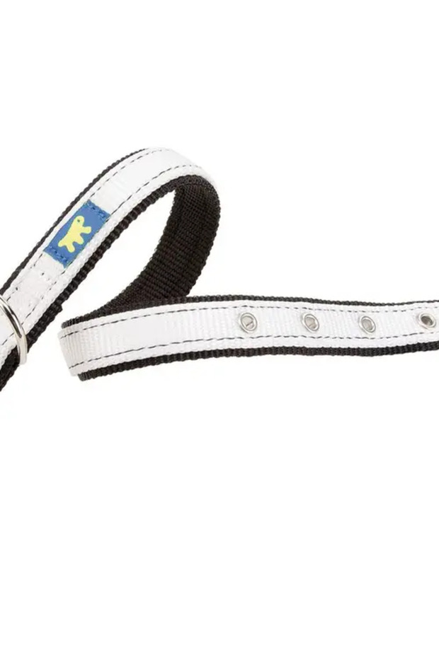 DUAL CF15 / 35 COLORS Dog CollarColor: White, Dimension: 35-43cm x 20mm
