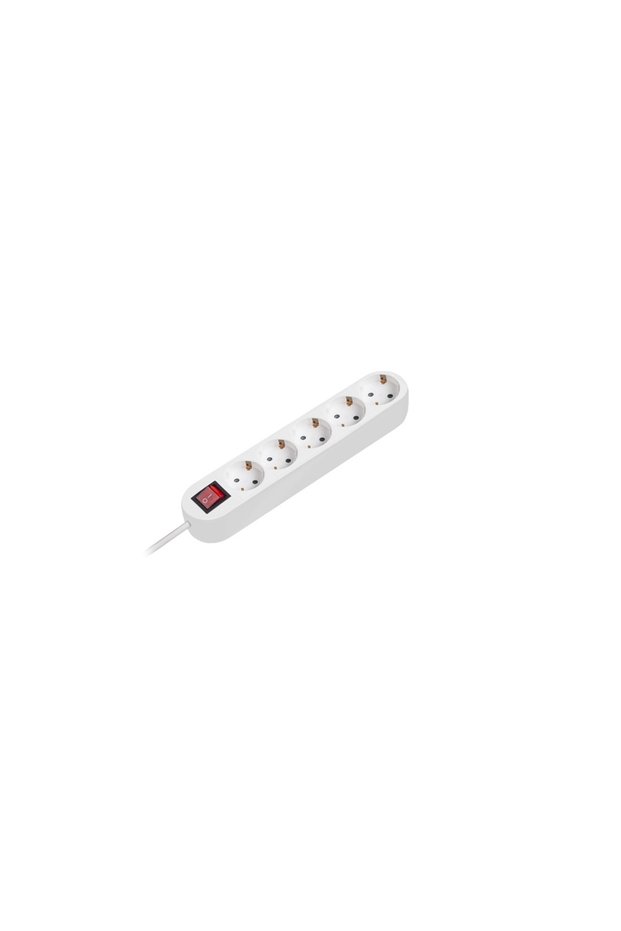 Extension cord with 3 sockets, 5m cable, integrated switch
