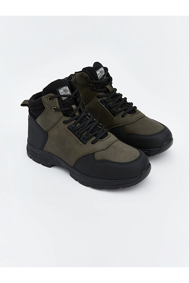 Alita City Lcw Steps Khaki Boys' Boots with a Difference