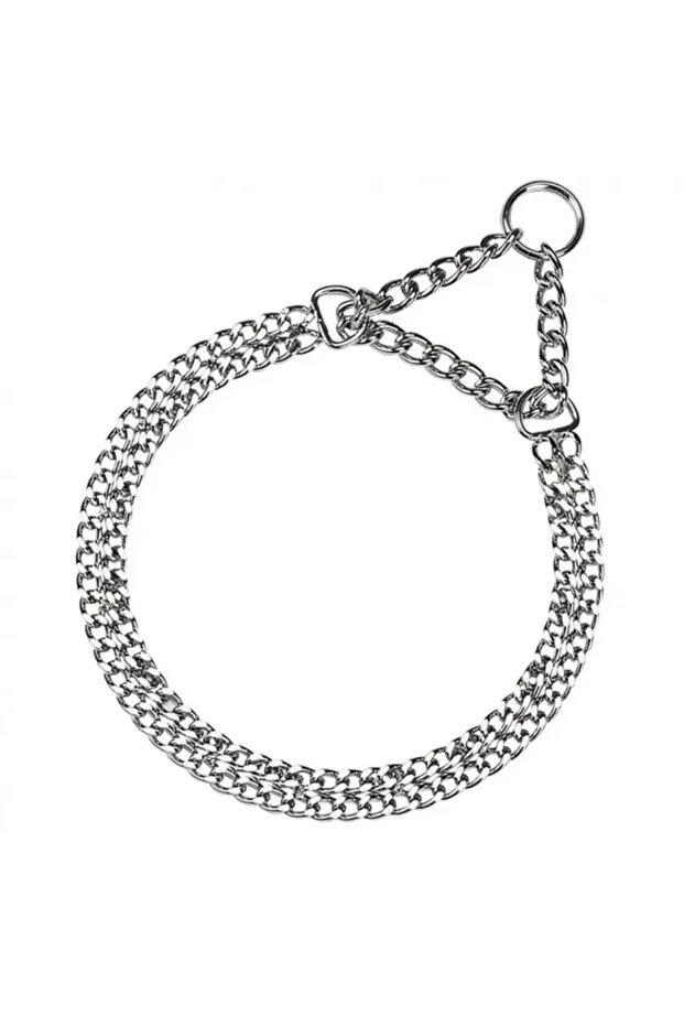 Chrome CSS - Semi Choke-Chain Dog Collar Made of Metal Dimension: 36 x 46cm