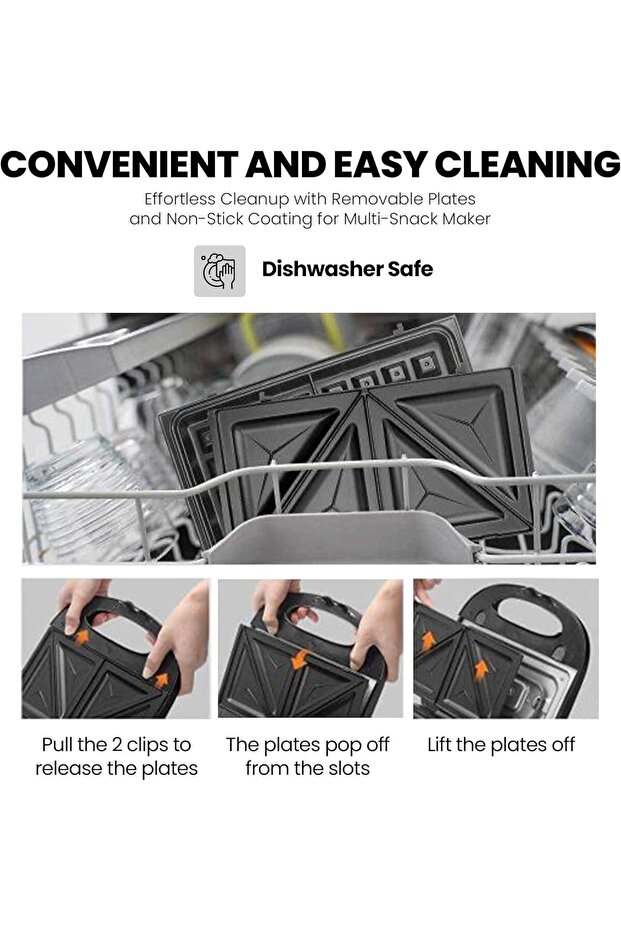 صانع الساندويتشات والوجبات الخفيفة المتعددة 7 في 1 - 3