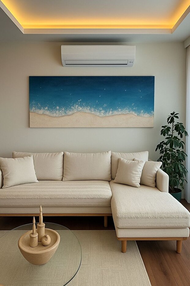 BesArt- Rölyef Dokulu Tablo - Deniz temalı Kabartmalı - 3