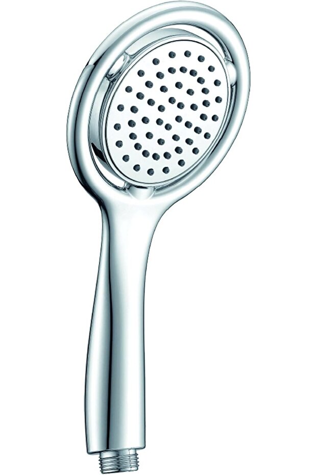 Zero Hand Shower Head - Silver ABS Multi-Function High-Pressure with Anti-Clog Silicone Nozzles