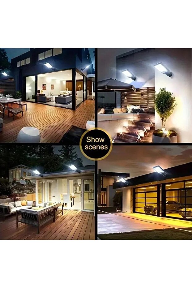 Solar Induction Wall Lamp PP-900C with 59 COB LEDs – Motion Sensor, Remote Control, Waterproof IP6 - 7