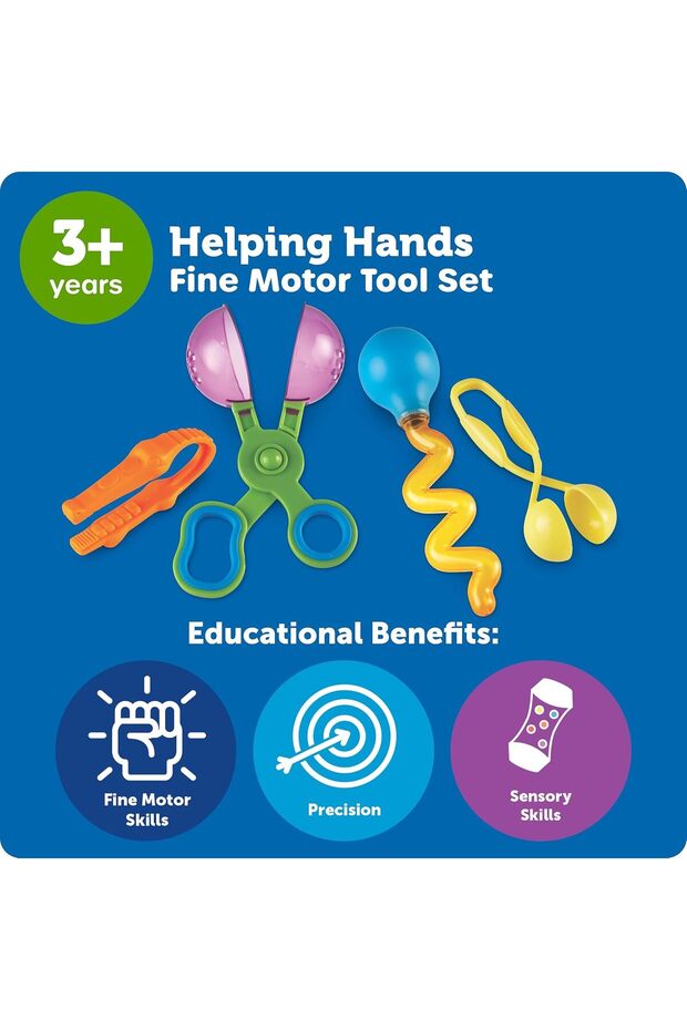 Helping Hands Fine Motor Tool Set Toy - 6