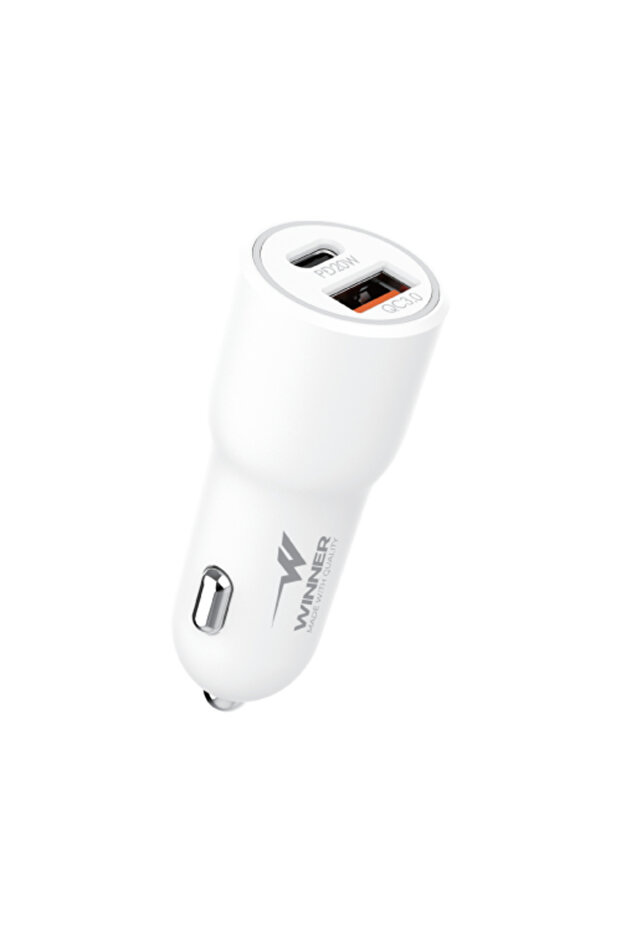 شاحن سيارة لاسلكي 38 واط (USB + Type-C)