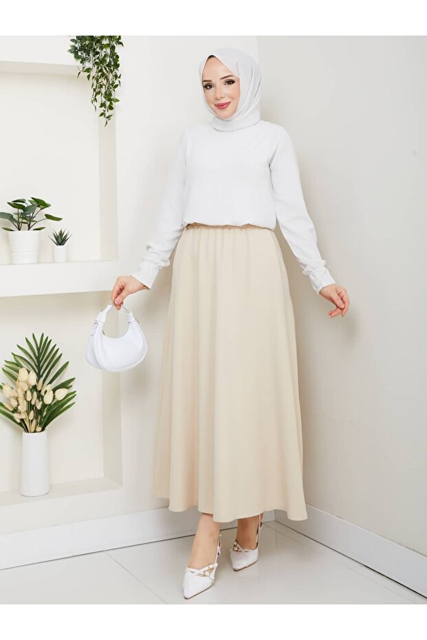 Basic Cepli Rahat Kesim Maxi Etek - 1