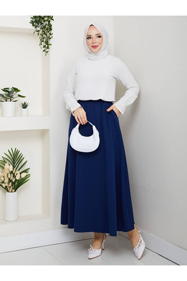 Basic Cepli Rahat Kesim Maxi Etek - 3