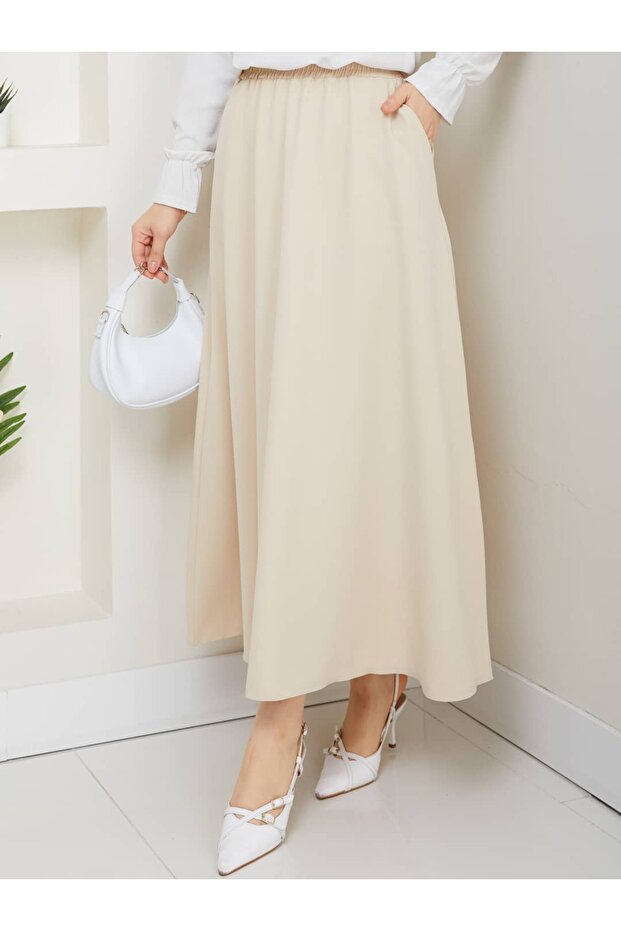 Basic Cepli Rahat Kesim Maxi Etek - 4