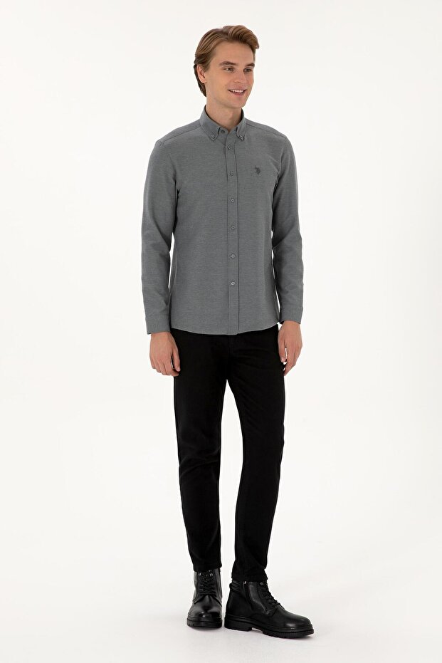 Men's Slim Fit Canvas Chino Trousers Daily Comfortable Combination Suitable