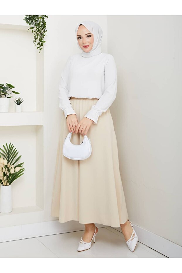 Basic Cepli Rahat Kesim Maxi Etek - 3