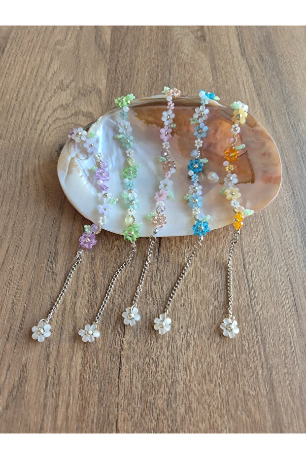 Sonsuz Papatya Elyapımı Bileklik Mor - 3