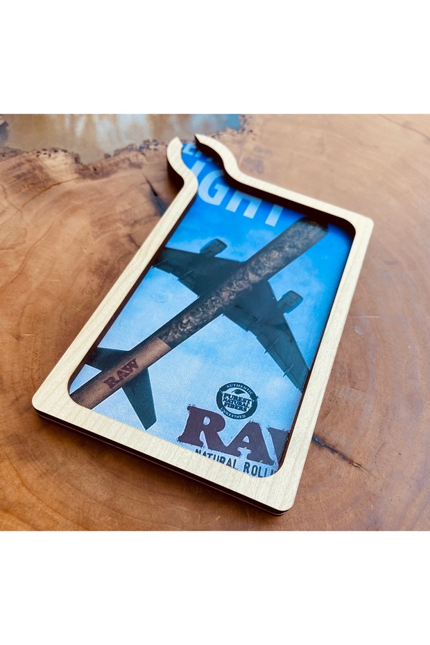 Raw flight ahşap tütün tepsi - 4