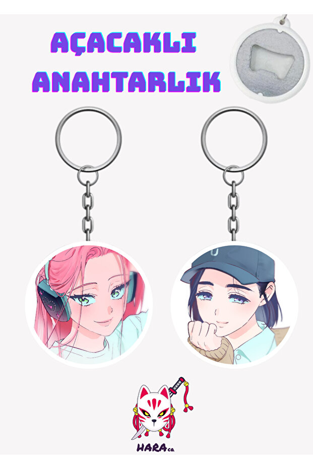 Alien Stage Anime Sua and Mizi Keychain Opener Set (2-Piece) V10