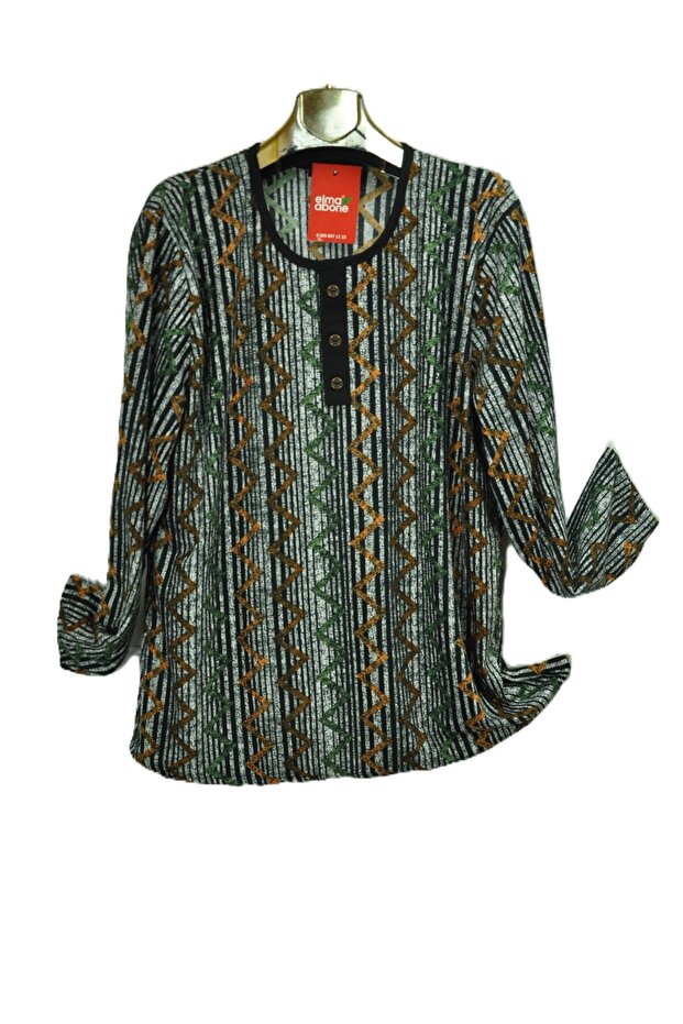 بلوزة ناعمة مقاس كبير - 1